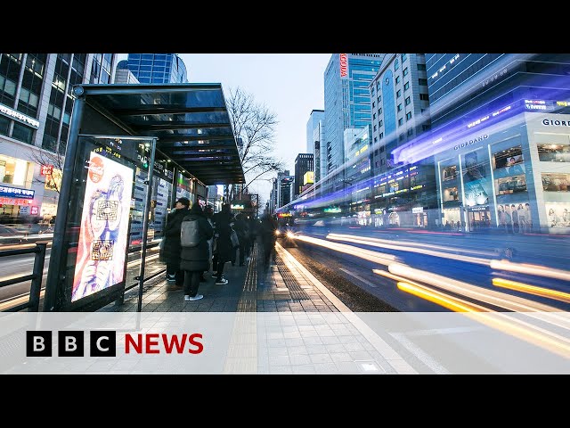 ⁣South Korea: Self-driving night buses on streets of Seoul | BBC News