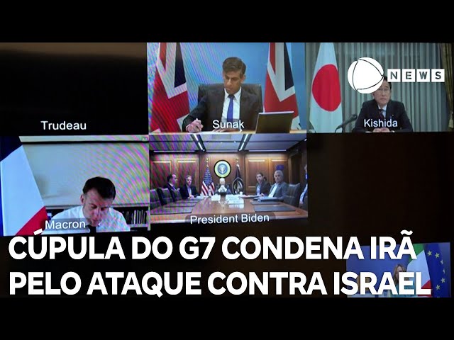 Cúpula do G7 condena ataque feito pelo Irã contra Israel