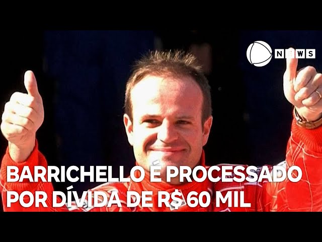 Ex-piloto Barrichello é processado por dívida de R$ 60 mil em IPTU