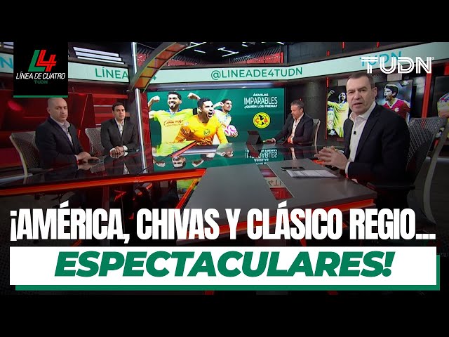 ¡AMÉRICA destrozó a TOLUCA; TRIUNFAZO DE CHIVAS; espectacular CLÁSICO REGIO! | Resumen Línea de 4