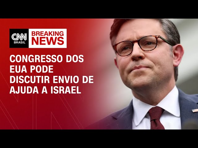 Congresso dos EUA pode discutir pacote de ajuda a Israel | CNN PRIME TIME