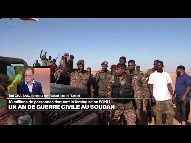 ⁣Un an de guerre civile au Soudan un "silence" déploré par l'Unicef • FRANCE 24