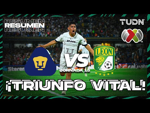 Resumen y goles | Pumas vs León | CL2024 - Liga Mx J15 | TUDN