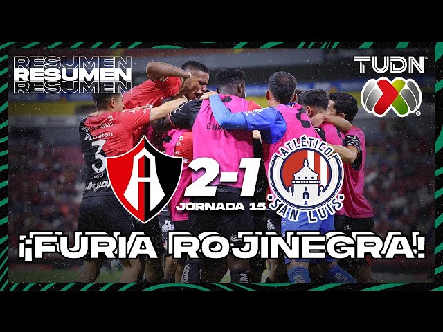 Resumen y goles | Atlas 2-1 Atl San Luis | CL2024 - Liga Mx J15 | TUDN