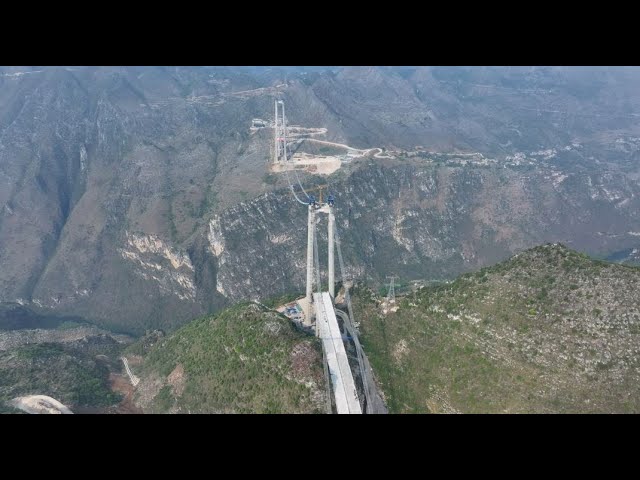 ⁣LIVE: An exclusive look at the Construction of Huajiang Grand Canyon Bridge!