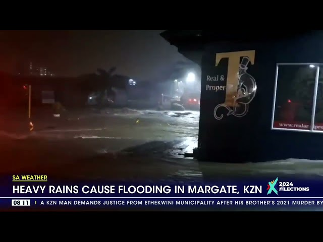 SA Weather | Heavy rains cause floodng in Margate, KZN