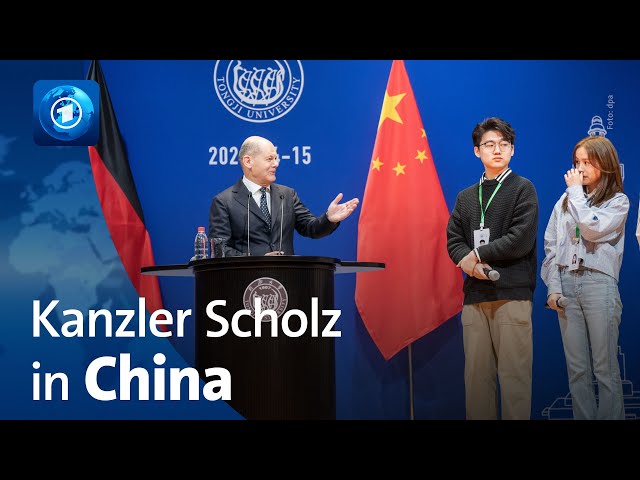 Kanzler Scholz setzt Reise in China fort