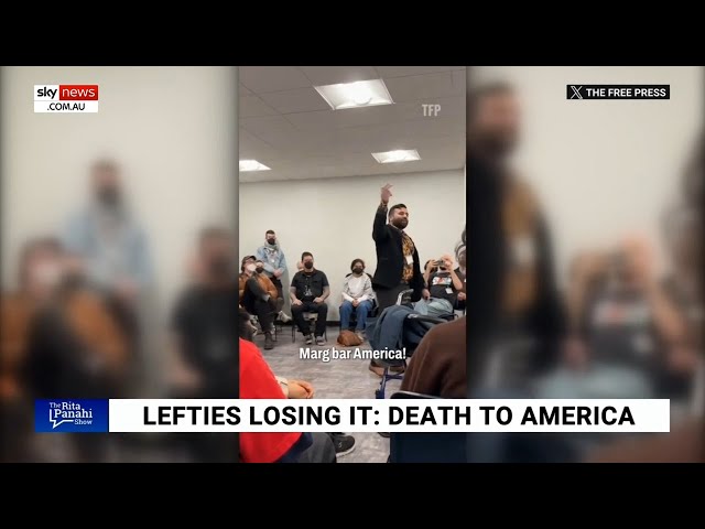 ⁣Lefties losing it: Rita Panahi slams ‘dangerous simpletons’ who chanted ‘Death to America’