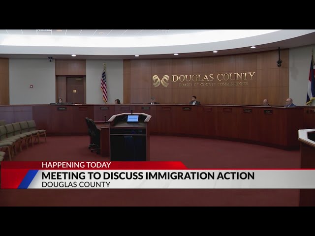 ⁣Douglas County to hold meeting about immigration action