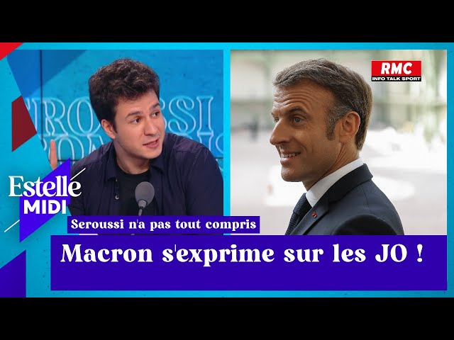 Vincent Seroussi : Macron s'exprime sur les JO !