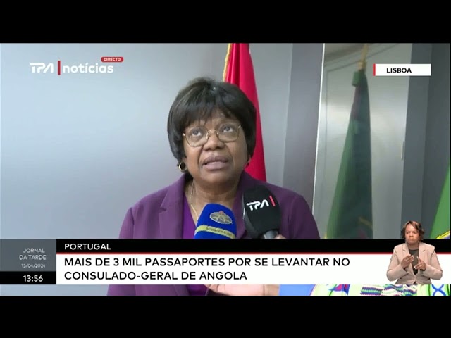 ⁣Portugal: Mais de 3 mil passaportes por se levantar no Consulado-Geral de Angola