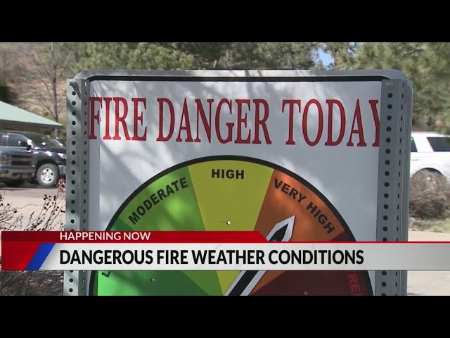 Red flag warnings in effect Monday