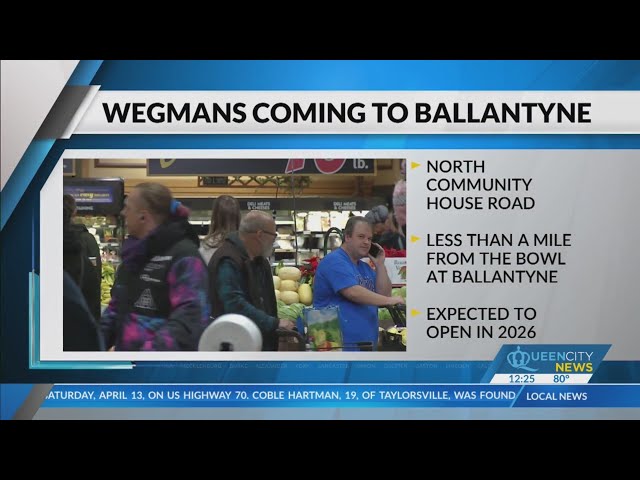 ⁣It's happening! Wegmans is coming to Charlotte