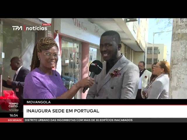 MOVANGOLA inaugura sede em Portugal