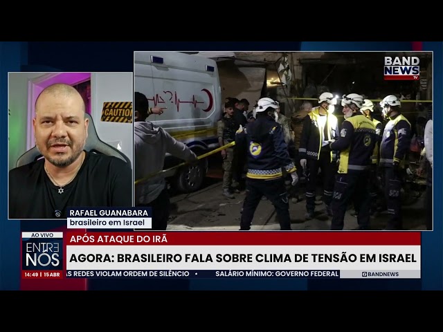 Brasileiro fala sobre clima de tensão em Israel | BandNewsTV