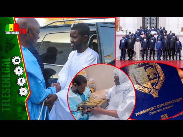 ⁣[2024+] "Diomaye à Touba : Retrait des Passeports Diplomatiques et Défis du Nouveau Gouvernemen