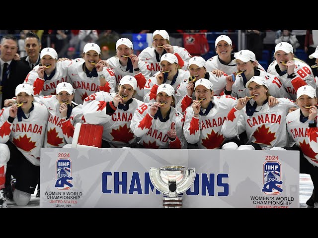 ⁣Team Canada scores gold at IIHF Women’s World Championship
