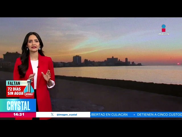 Se registran altas temperaturas en Cuba | Noticias con Crystal Mendivil