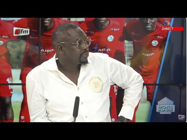 Aliou Touré Manager Diambars " On a perdu 22 joueurs dont la colonne vertebrale de notre équipe