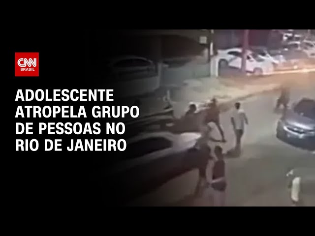 Adolescente atropela grupo de pessoas no Rio de Janeiro | CNN PRIME TIME