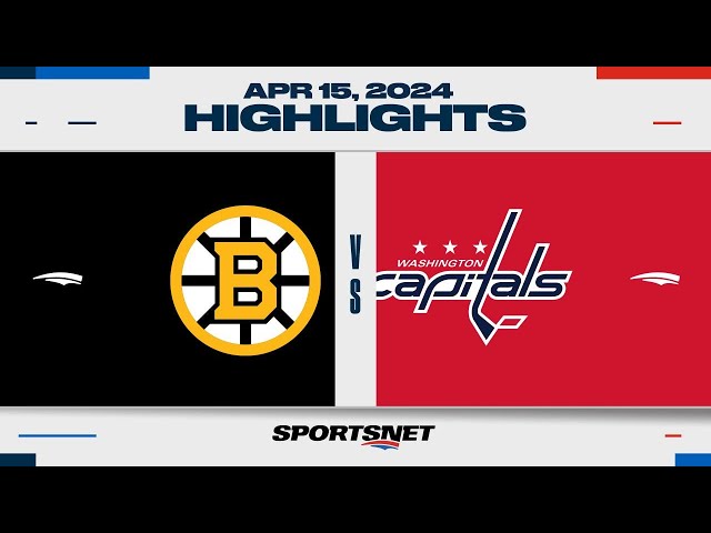 NHL Highlights | Capitals vs. Bruins - April 15, 2024