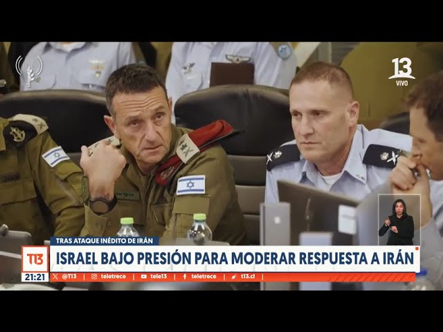 Israel bajo presión para moderar respuesta a Irán