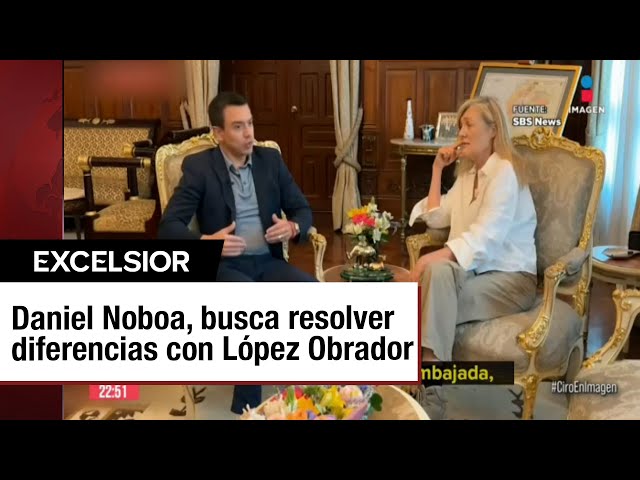 Noboa dice tener "cero" arrepentimiento por allanamiento a Embajada de México