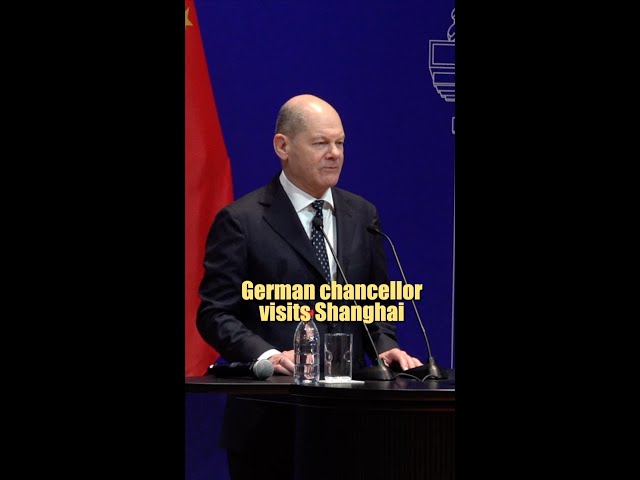 German chancellor visits Shanghai