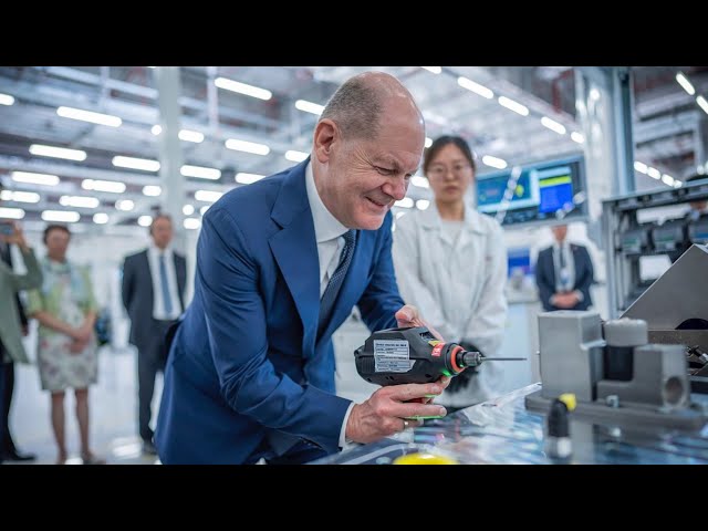 ⁣Business delegation led by Scholz visits Chongqing hydrogen enterprise