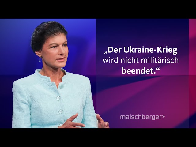 Gerhard Schröder als Vermittler nach Moskau? Sahra Wagenknecht & Katrin Göring-Eckardt |maischbe