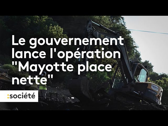 À Mayotte, le gouvernement lance "Mayotte place nette"