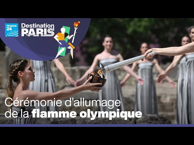  JEUX OLYMPIQUES PARIS 2024 : Suivez la Cérémonie d'allumage de la Flamme • FRANCE 24