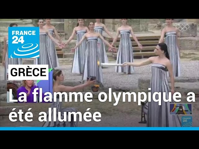 La flamme olympique a été allumée à Olympie • FRANCE 24