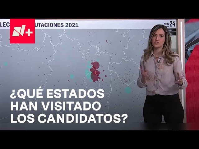 Elecciones México 2024: ¿Qué lugares de México han visitado los aspirantes presidenciales?