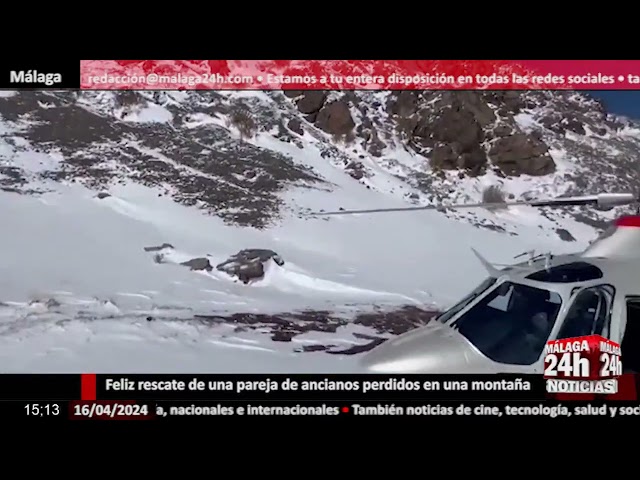 Noticia - Feliz rescate de una pareja de ancianos perdidos en una montaña