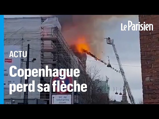 ⁣Danemark : Copenhague perd sa "Notre Dame" dans un violent incendie