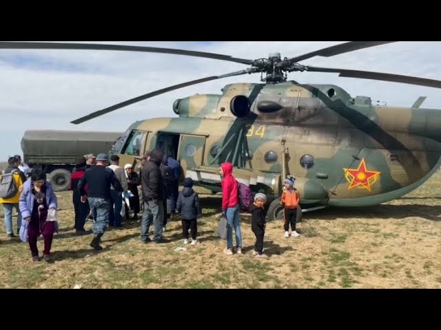 ⁣Жителей отдаленных сел эвакуируют в Иргизском районе