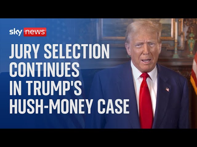 Watch live: Jury selection continues in Donald Trump's hush-money case