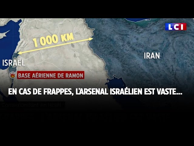 En cas de frappes, l'arsenal israélien est vaste...