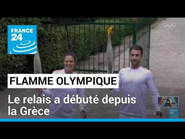 ⁣Le relais de la flamme olympique des JO de Paris a débuté depuis la Grèce • FRANCE 24