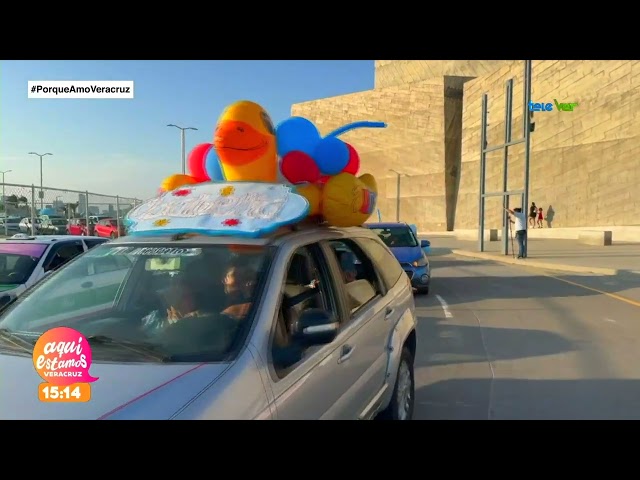 Caravana en pro de la concientización del autismo.