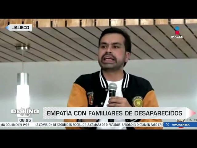 ⁣Jorge Álvarez Máynez pide empatía con los familiares de los desaparecidos | Noticias con Paco Zea