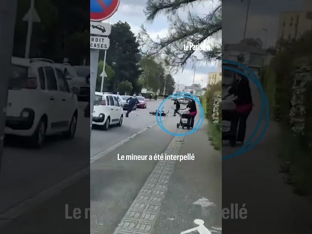 ⁣Alsace : un policier percuté par un mineur en moto