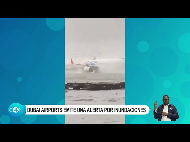 ⁣Dubai Airports emite una alerta por inundaciones