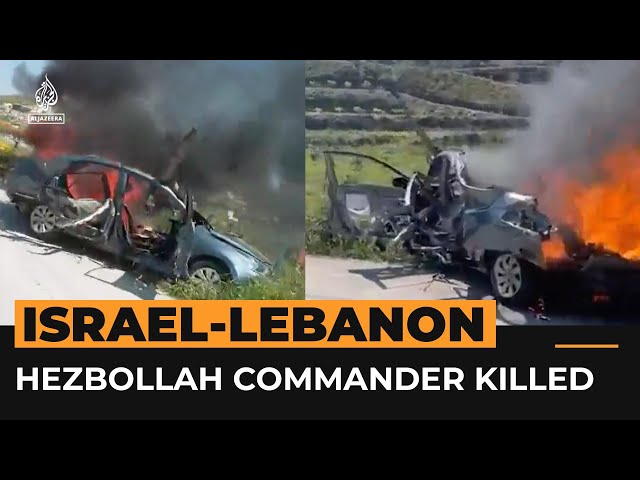 Hezbollah commander killed in Israeli drone strike in Lebanon | #AJshorts