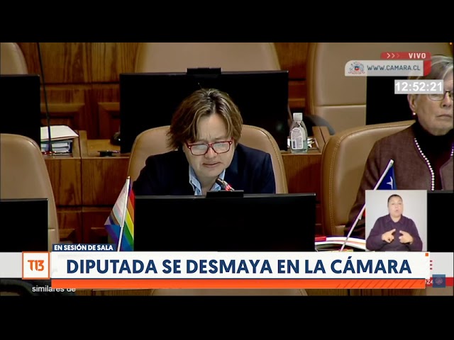 Diputada Marcela Riquelme sufre desmayo en medio de sesión de sala de la Cámara