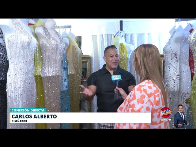 Carlos Alberto: el creador de los elegantes vestidos de Maripily