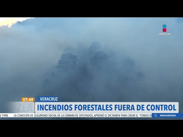 Incendios forestales, fuera de control en Río Blanco, Veracruz | Noticias con Francisco Zea