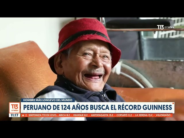 Peruano de 124 años busca el récord mundial como el hombres más longevo