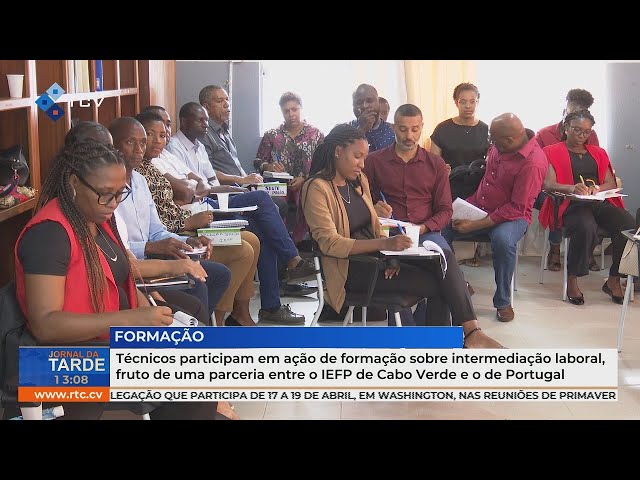 Técnicos recebem formação sobre intermediação laboral em parceria IEFP de Cabo Verde e Portugal